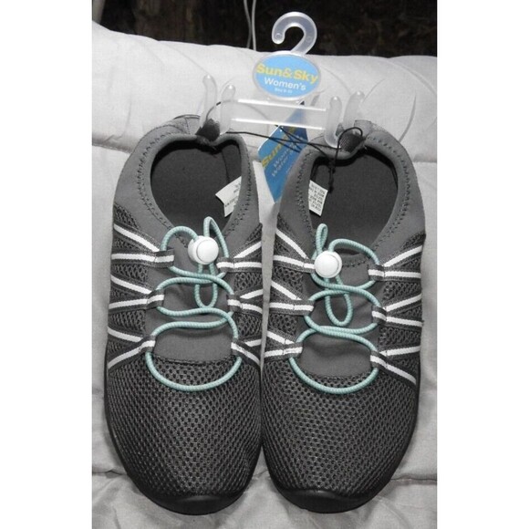Lot of 9 Sun&Sky Mesh Water Shoes for Women, Men, & Kids - Various Sizes Include - Picture 7 of 16